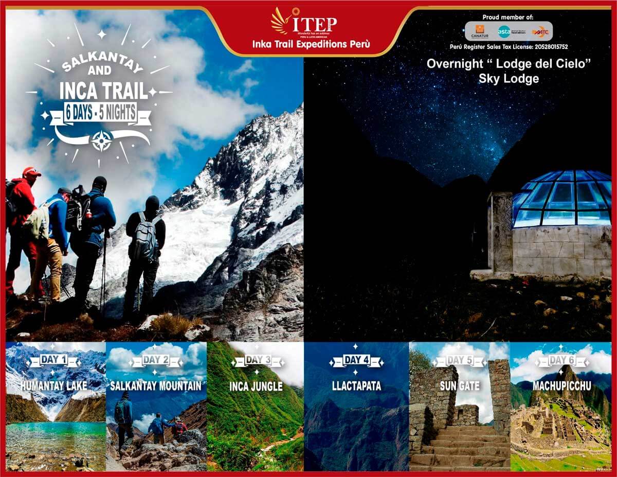 Salkantay Trek + Inca Trail to Machu Picchu in 6 days