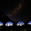 Lodge del cielo de noche en Salkantay