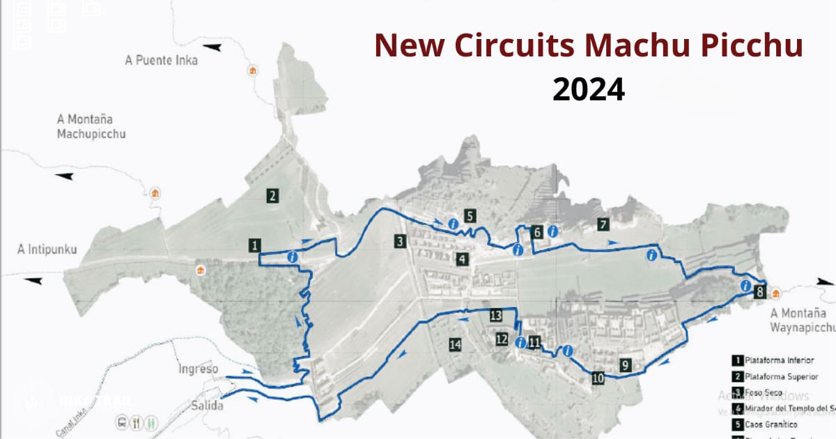 Nuevos circuitos en Machu Picchu, Junio 2024